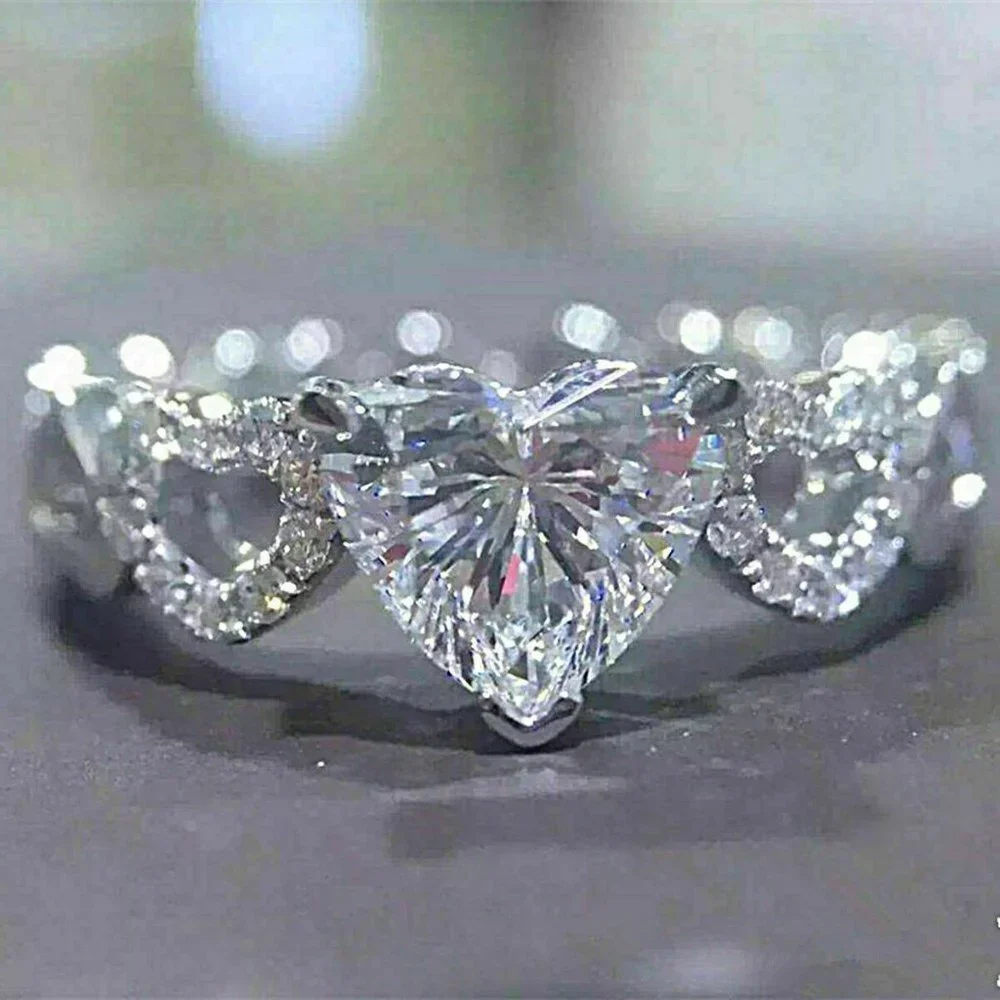 🔥Lovely Anillos Hollow Heart Diamonds Eternity Wedding Ring for Women, K828_6